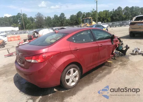 2013 Hyundai Elantra Gls from USA, damaged, VIN 5NPDH4AE4DH244822